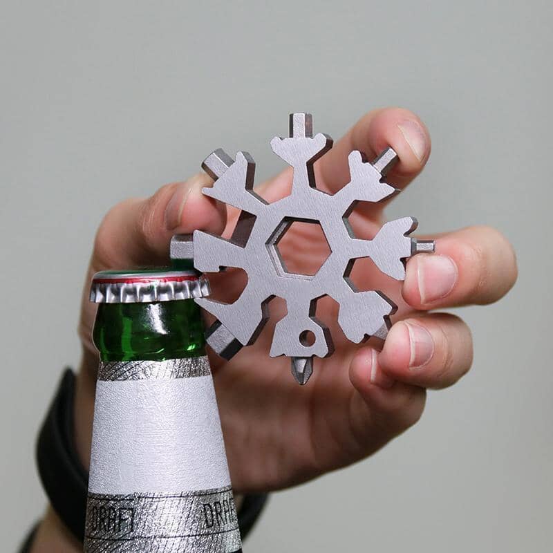 18-in-1 stainless steel snowflakes multi-tool