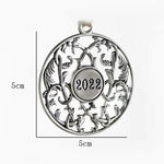 Solid Pewter Christmas Tree Ornament