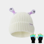 🐸Glow in the Dark Little Monster Woolly Hat🥳