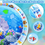 Inflatable Water Mat For Babies, 66*50cm