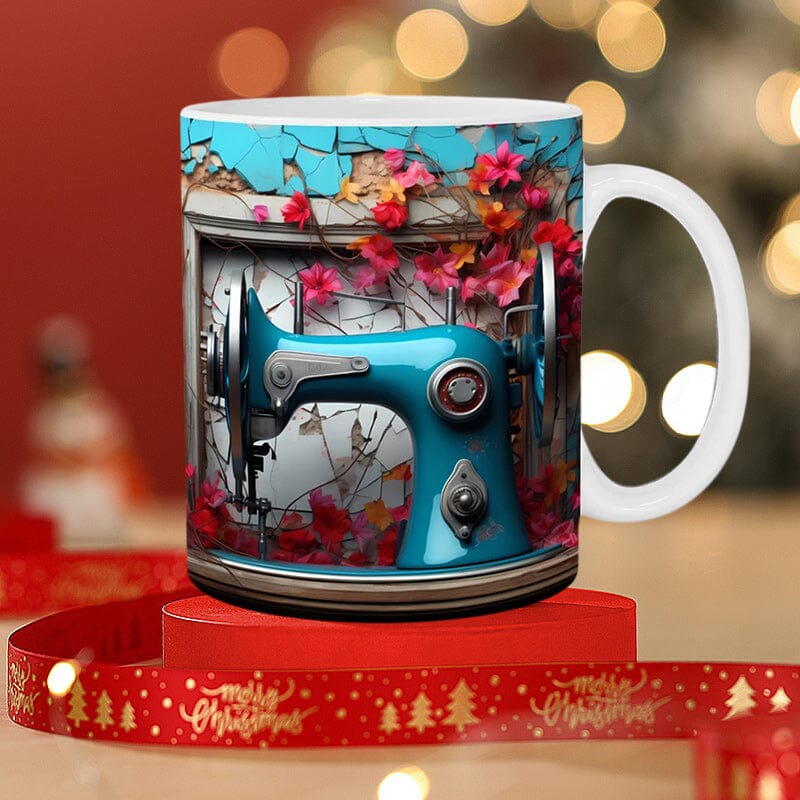 New 3D sewing machine mug🎁A good choice for Christmas gift