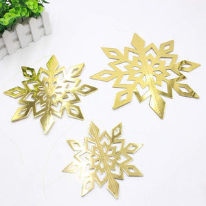 3D Snowflake Decorations (6/12 PCs)