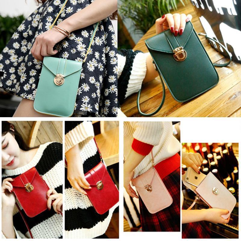 Touchable PU Leather Change Bag