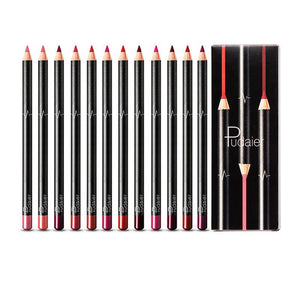 12-colors Set lip liner waterproof and durable Fashion 12pcs Lip Liner