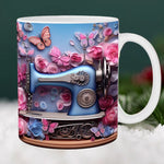 New 3D sewing machine mug🎁A good choice for Christmas gift