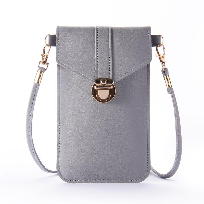 Touchable PU Leather Change Bag