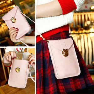 Touchable PU Leather Change Bag