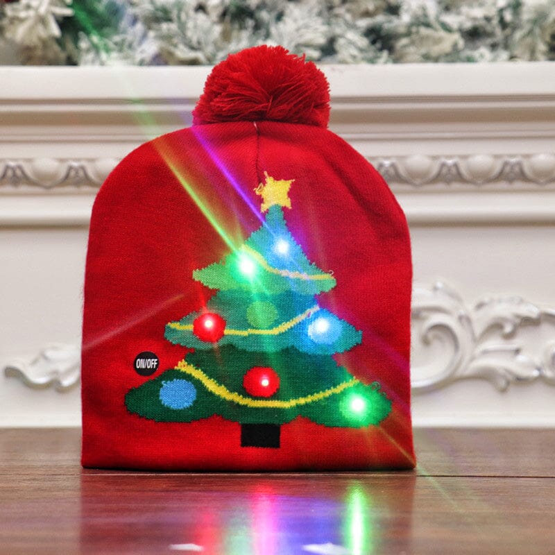 Christmas LED Light Knitted Beanies