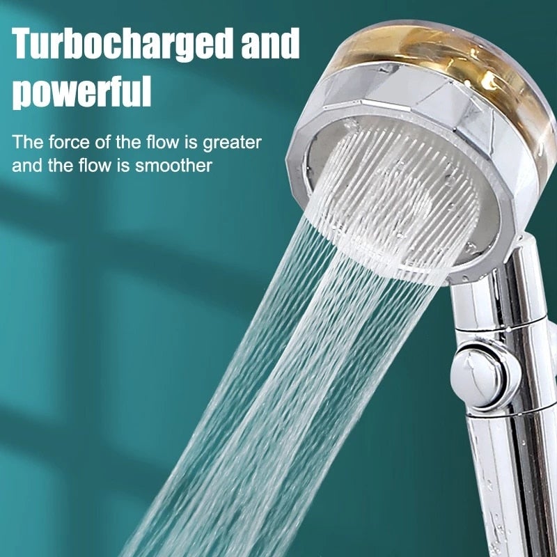 Ober®Water Saving Flow 360° Rotating High-pressure Shower