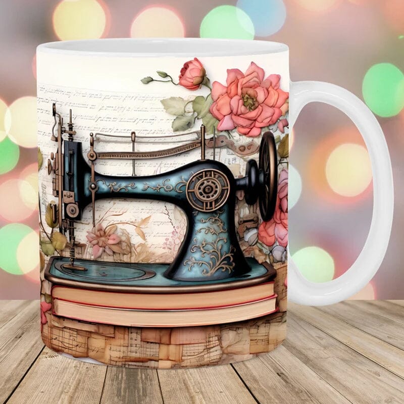 New 3D sewing machine mug🎁A good choice for Christmas gift