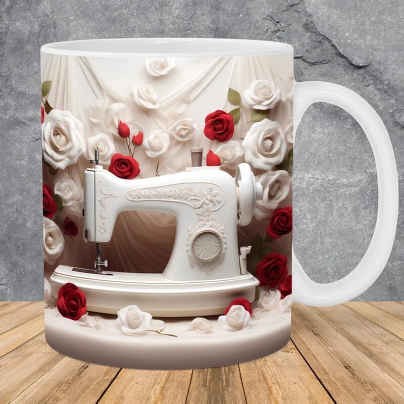 New 3D sewing machine mug🎁A good choice for Christmas gift