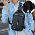 Multi-Usage Chest Bag with Charging Port