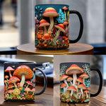 3D Magic Mushrooms Mug