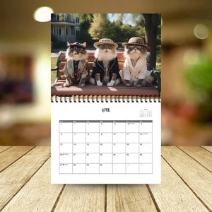 Stylish Dogs and Cats Calendar