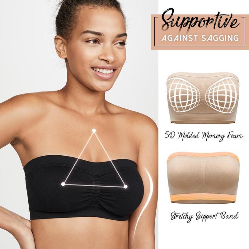 Supportive Seamless Bandeau Bra