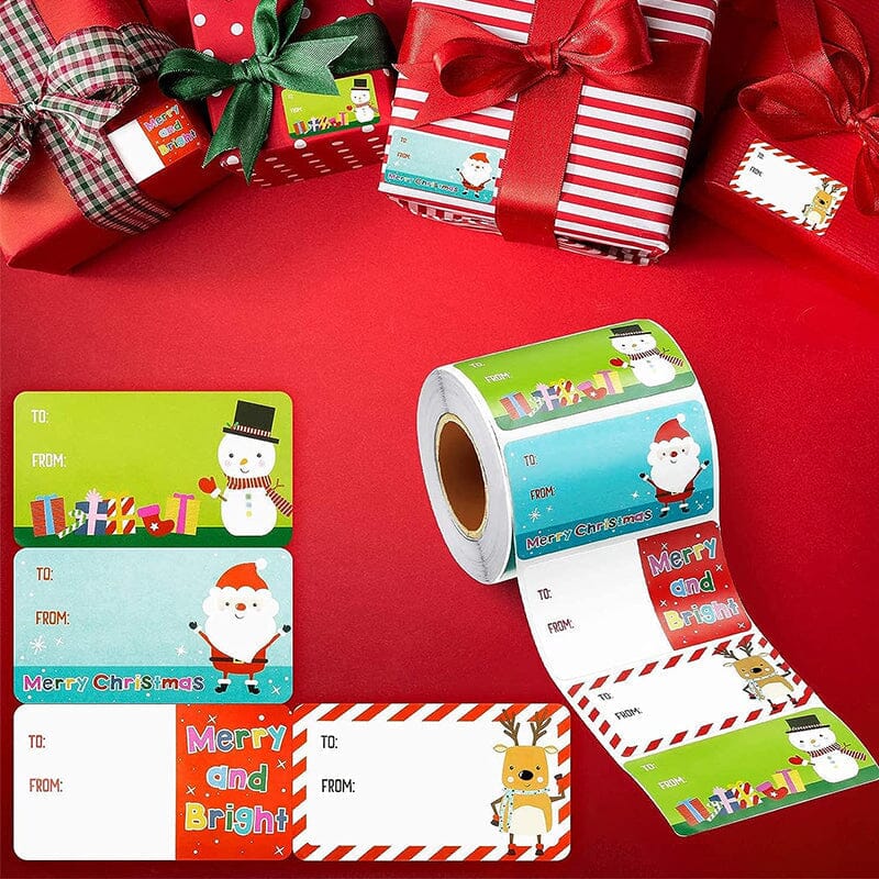 Christmas Self-adhesive Stickers(500pcs)