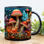 3D Magic Mushrooms Mug