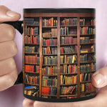 3D Bookshelf Mug