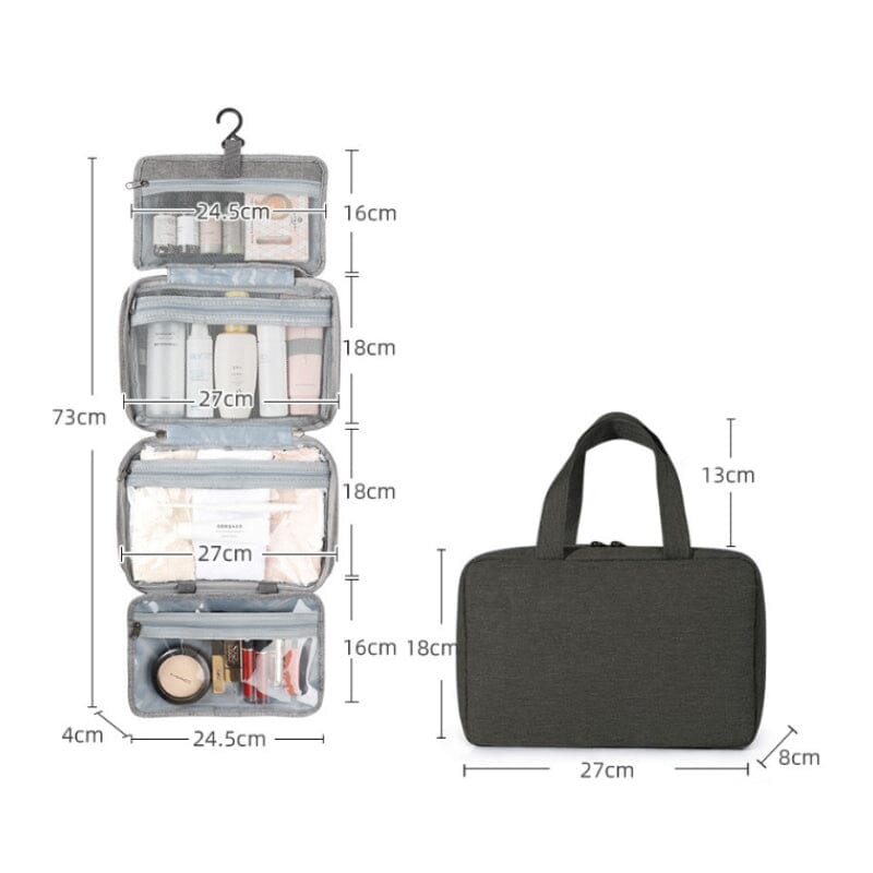 Toiletry Bag For Women With Hanging Hook