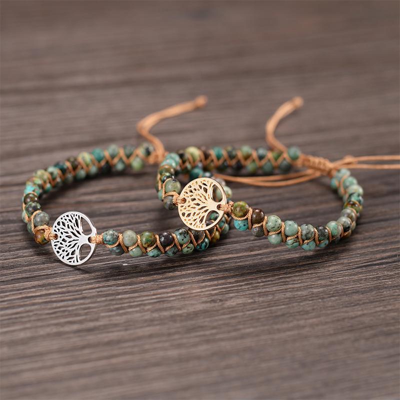 Handmade Natural Stone Boho Bracelet