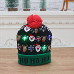 Christmas LED Light Knitted Beanies