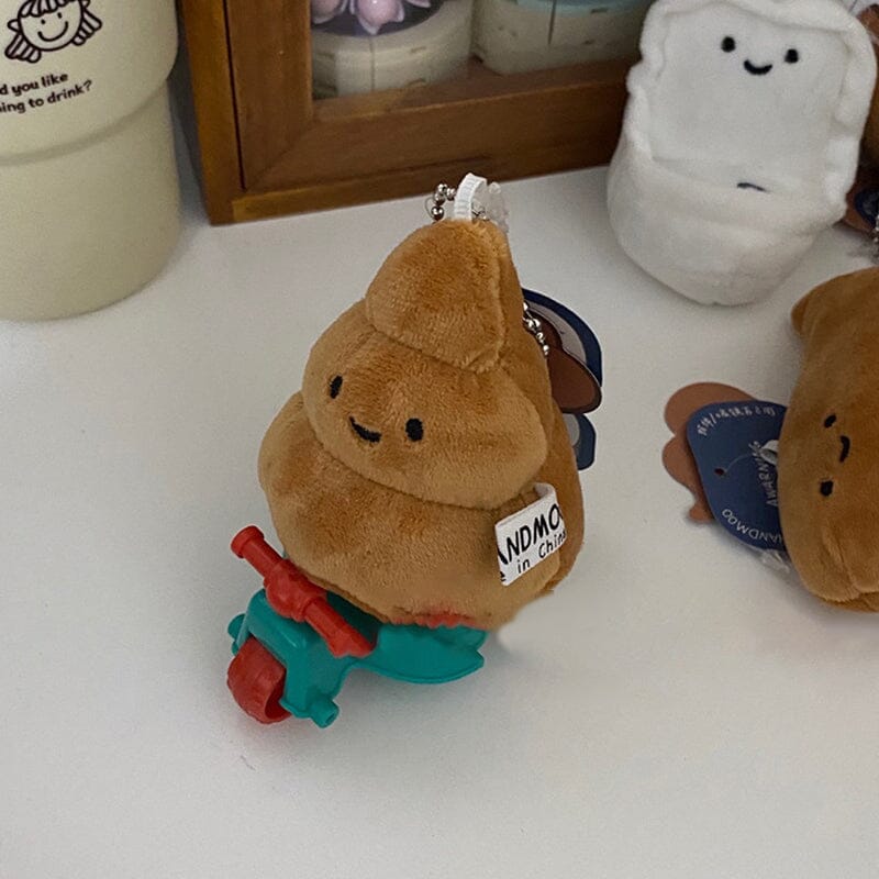 Funny Toilet Plush Pendant