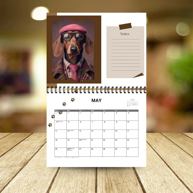 Stylish Dogs and Cats Calendar