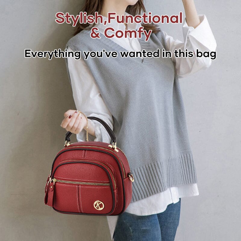 Classic Multifunctional Compartments Adjustable Crossbody Bag