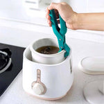 Multi-Purpose Anti-Scald Bowl Holder Clip for Kitchen