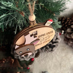 3D Santa Countdown to Christmas Ornament