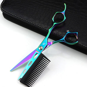 2 In 1 Hair Scissors With Comb