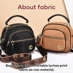 Classic Multifunctional Compartments Adjustable Crossbody Bag