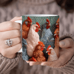 Mug with owl print