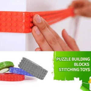 Puzzle Building Blocks Stitching Toys