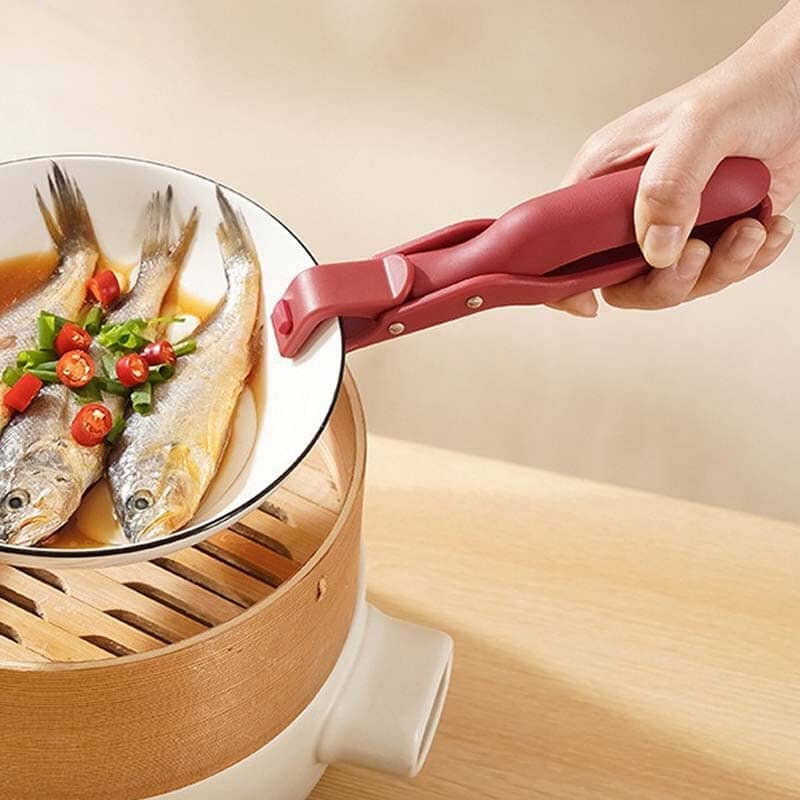 Multi-Purpose Anti-Scald Bowl Holder Clip for Kitchen