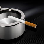 Retro metal ashtray