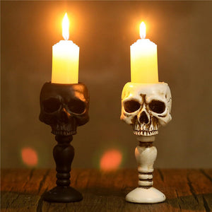 ☠️Cubic Skull Pillar Candle Holder☠️