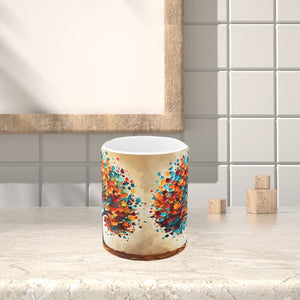 3D Fall Tree Oil Paint Mug