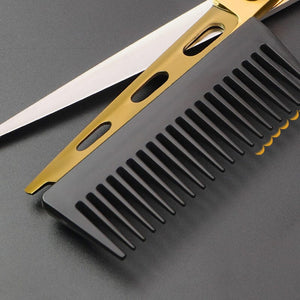 2 In 1 Hair Scissors With Comb