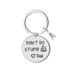 SANK®Don't Do Stupid Things Keychain