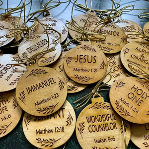 🎄Names Of Jesus Christ Ornaments🎁