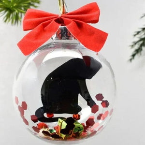 Christmas tree decoration transparent ball