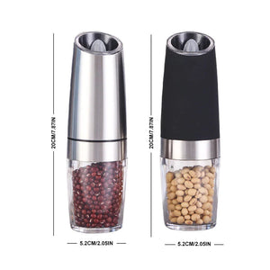 Automatic Electric Gravity Induction Salt and Pepper Grinder