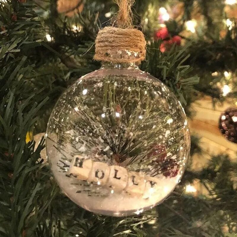 Transparent Christmas Decoration Balls