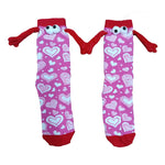 Couple love magnet holding hands socks