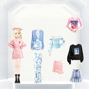 👗Magnetic Princess Dress Up Paper Doll👸