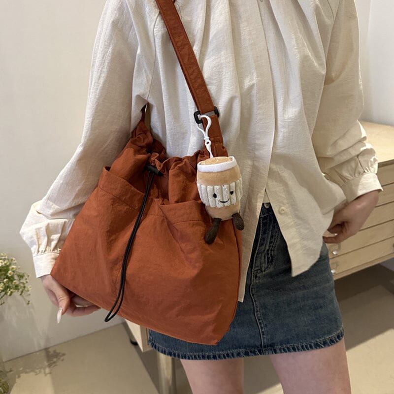 Ultra-Light Casual Large Capacity Messenger Bag with Pendant