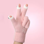 Cute Wool Knitted Gloves