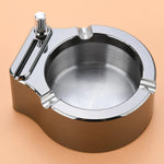 Retro metal ashtray