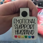 🌈Emotional Support Rainbow Hearts Keychain💕